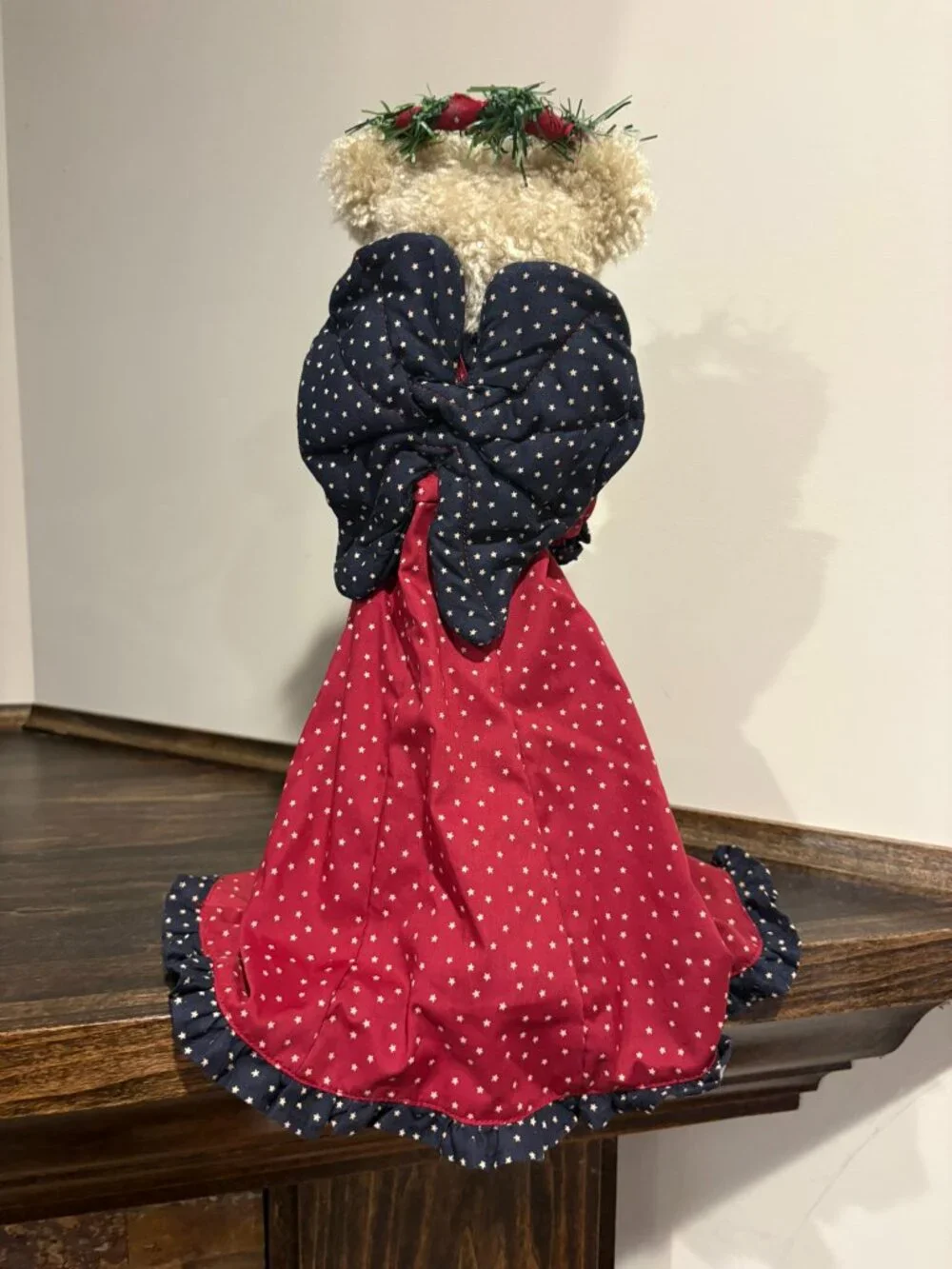 NWT, Vintage Retired Boyds Bear Tree Topper: Mary Angelwish